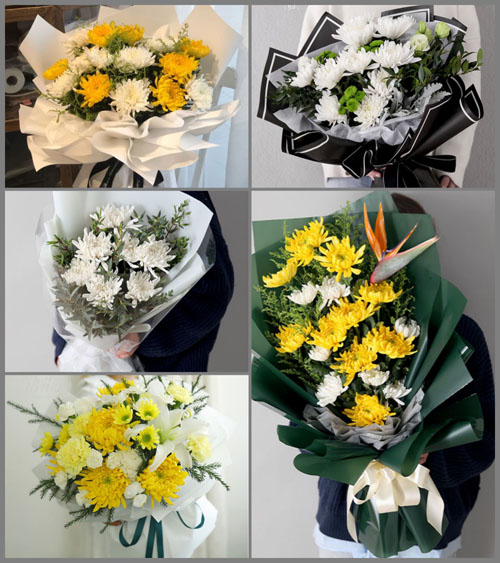 贵州黔南州贵定县金南街道小河村白事花束代送